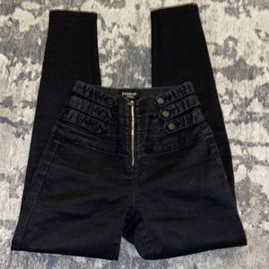 Bebe high waisted skinny jeans